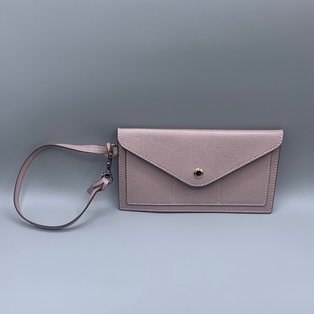 Dooney & Bourke Dusty Pink Envelope Wristlet Wallet Charm